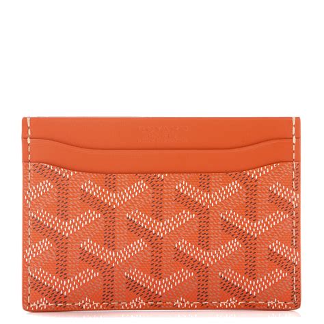 goyard cardholder orange|goyard card holder price 2024.